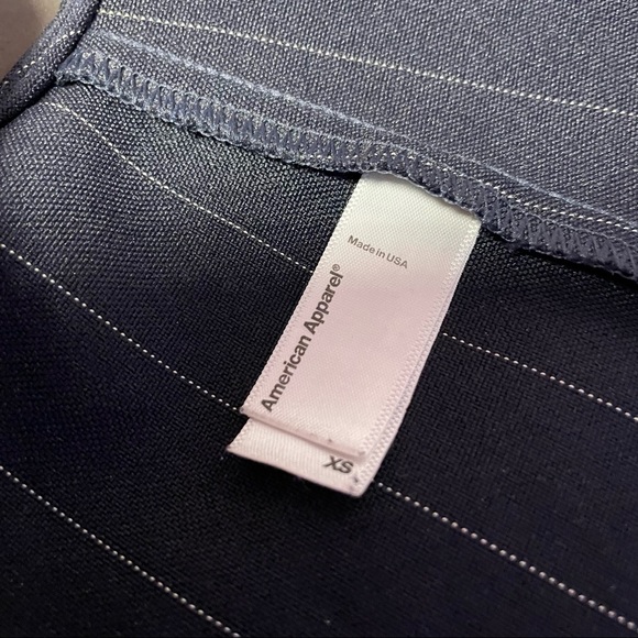 American Apparel Striped Lulu Crop Top - Picture 5 of 5